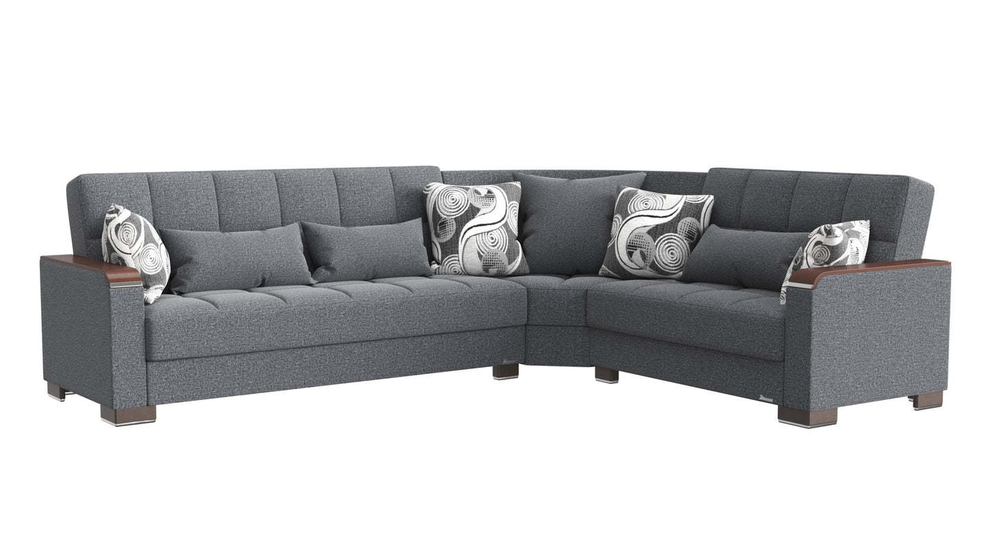Ottomanson Armada X Sectional Collection Convertible Sofa Bed
