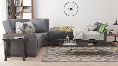 Ottomanson Armada X Sectional Collection Convertible Sofa Bed