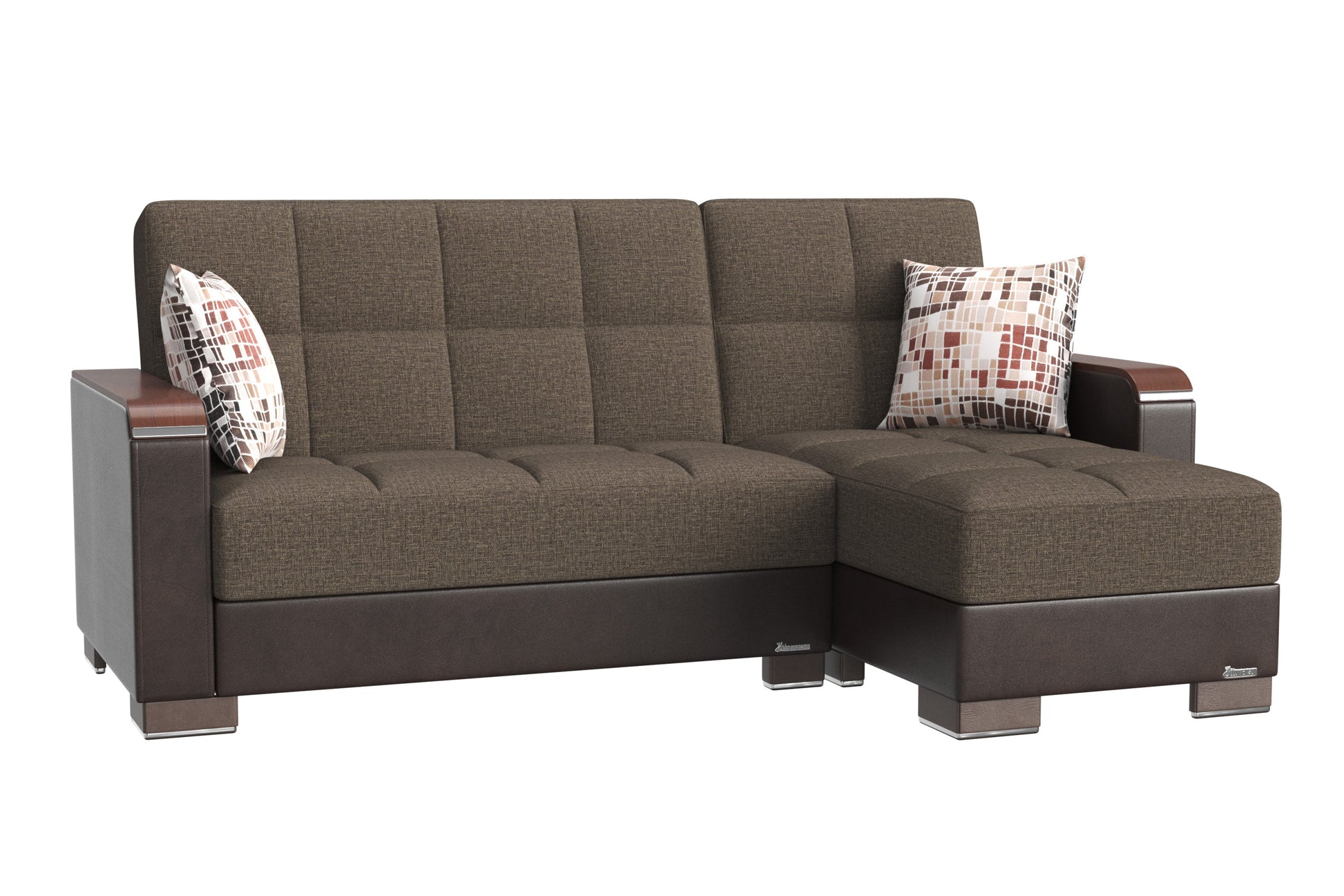 Ottomanson Armada X Lounge Sectional Collection Convertible Sofa Bed