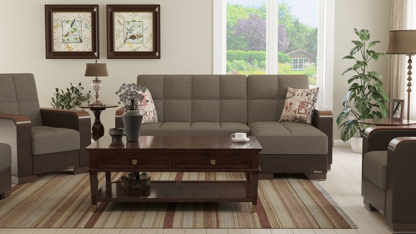 Ottomanson Armada X Lounge Sectional Collection Convertible Sofa Bed