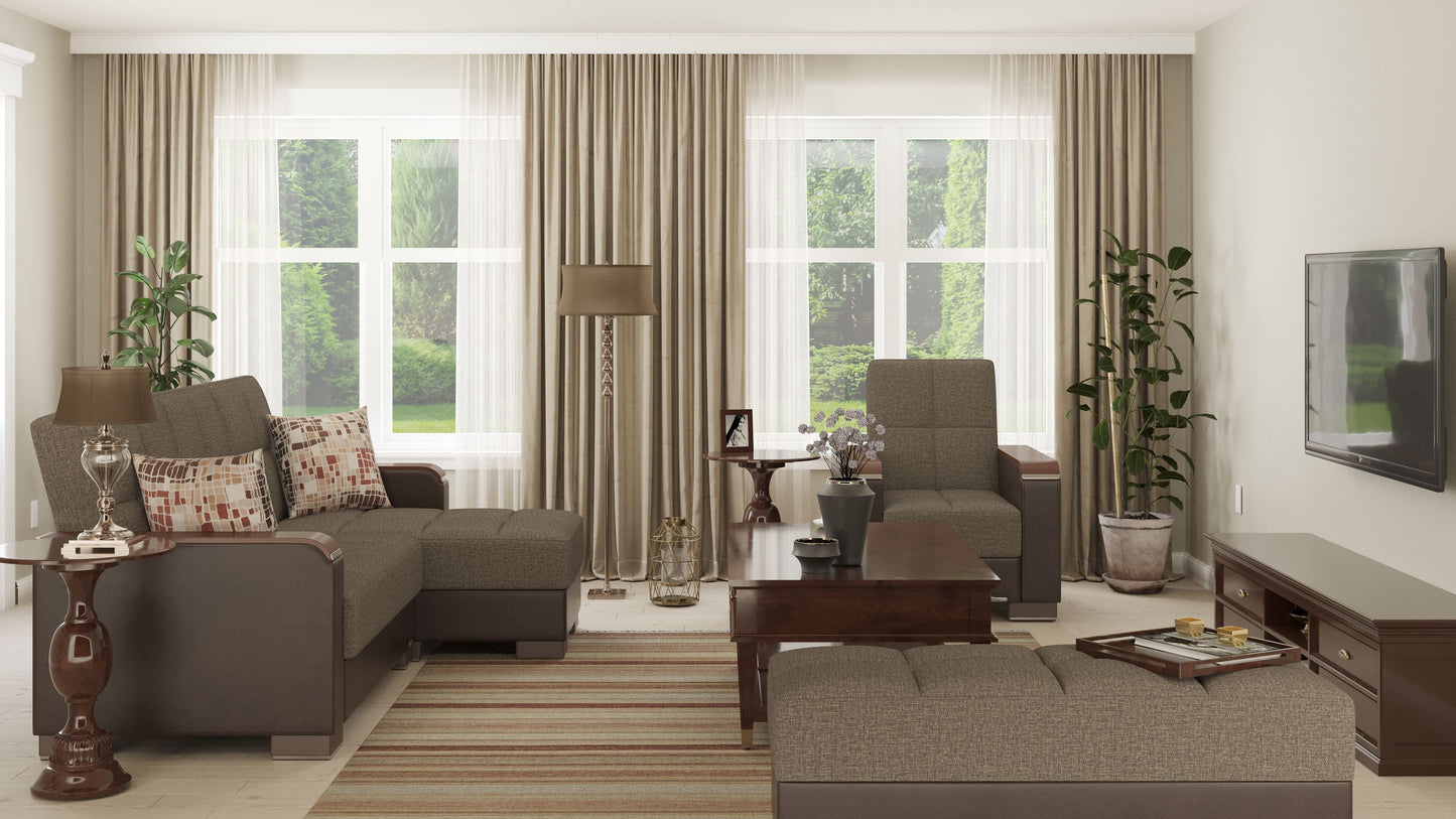 Ottomanson Armada X Lounge Sectional Collection Convertible Sofa Bed