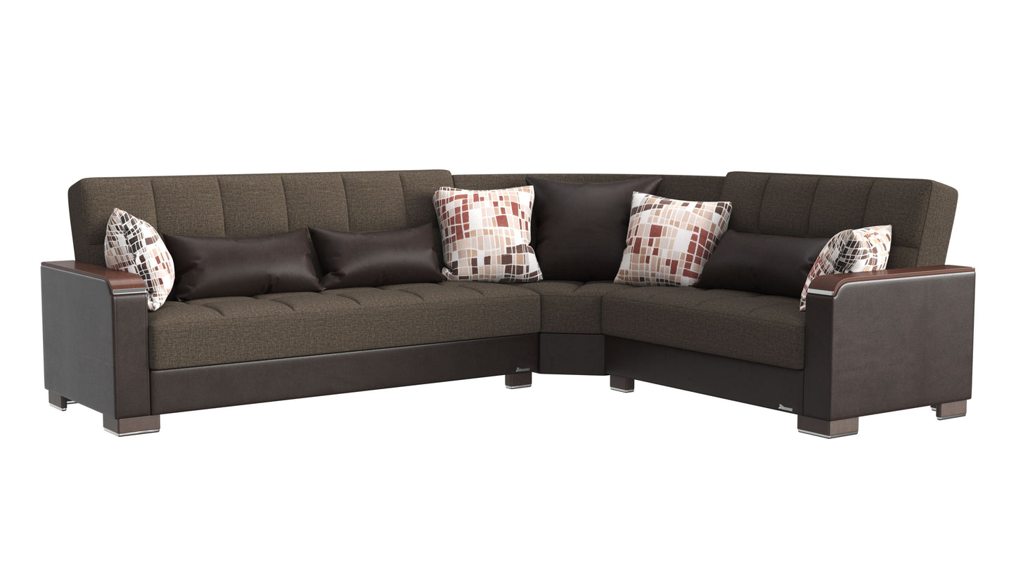 Ottomanson Armada X Sectional Collection Convertible Sofa Bed