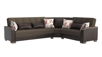 Ottomanson Armada X Sectional Collection Convertible Sofa Bed