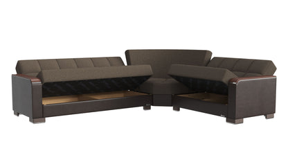 Ottomanson Armada X Sectional Collection Convertible Sofa Bed