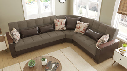 Ottomanson Armada X Sectional Collection Convertible Sofa Bed