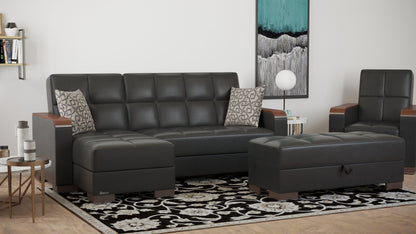 Ottomanson Armada X Lounge Sectional Collection Convertible Sofa Bed