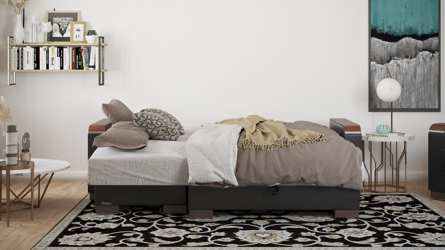 Ottomanson Armada X Lounge Sectional Collection Convertible Sofa Bed