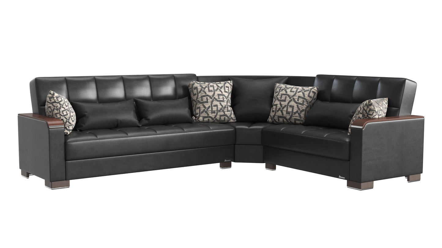 Ottomanson Armada X Sectional Collection Convertible Sofa Bed