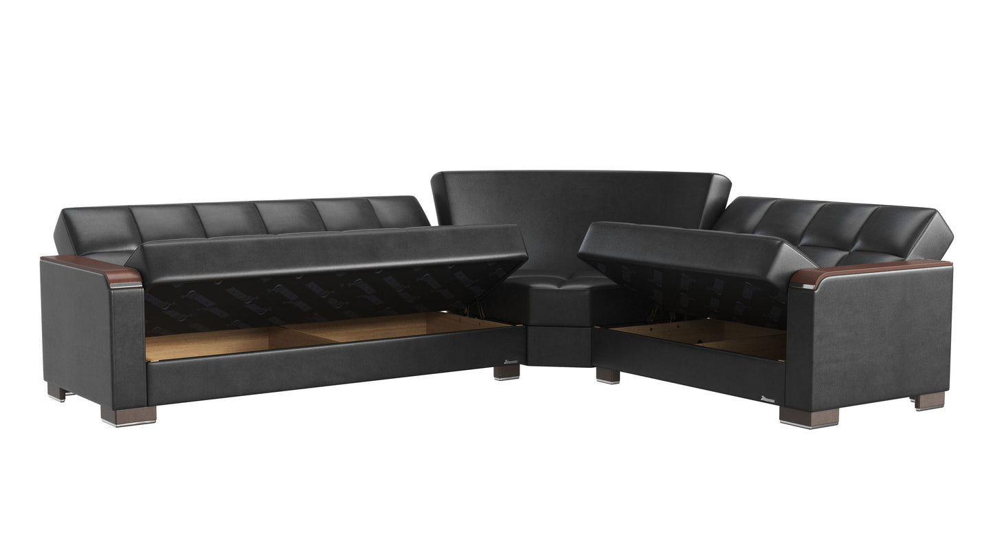 Ottomanson Armada X Sectional Collection Convertible Sofa Bed