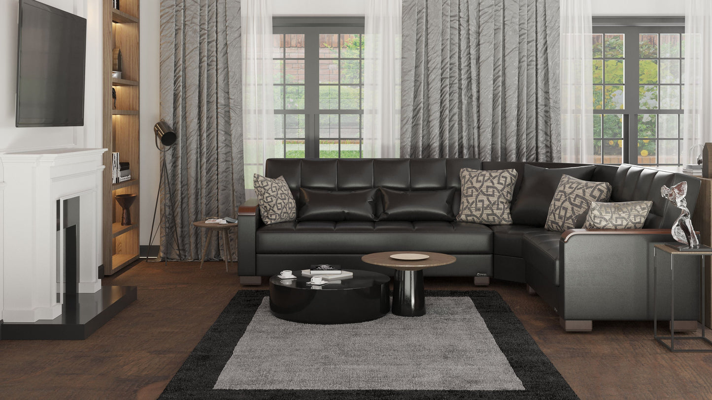 Ottomanson Armada X Sectional Collection Convertible Sofa Bed