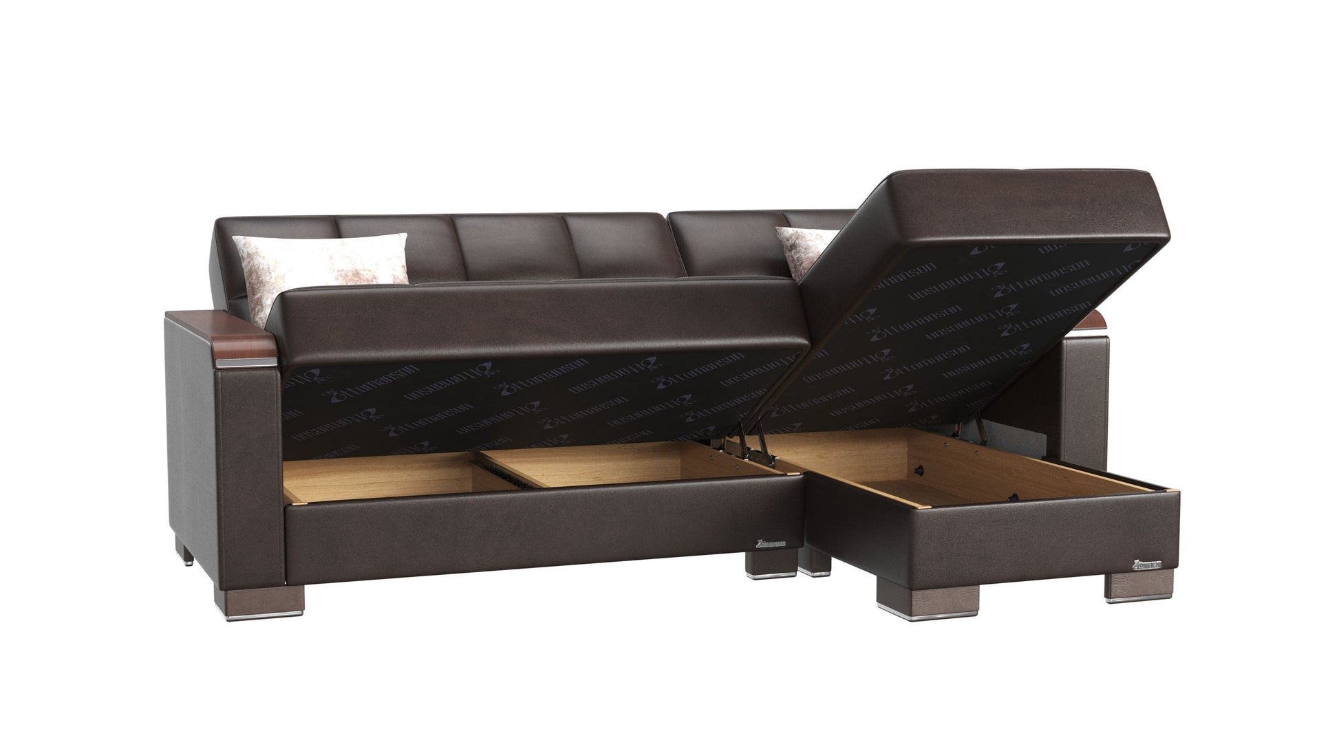 Ottomanson Armada X Lounge Sectional Collection Convertible Sofa Bed