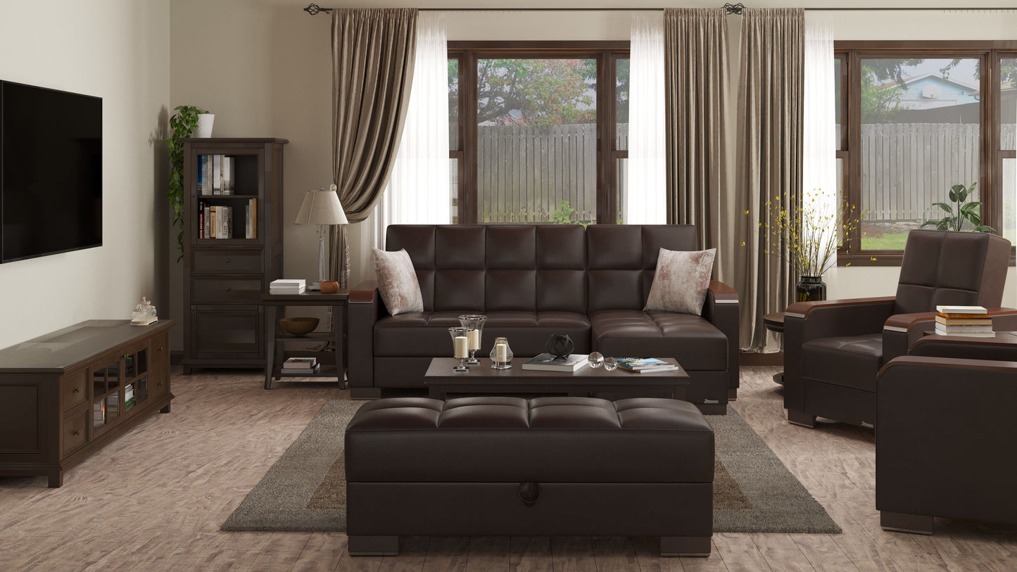 Ottomanson Armada X Lounge Sectional Collection Convertible Sofa Bed
