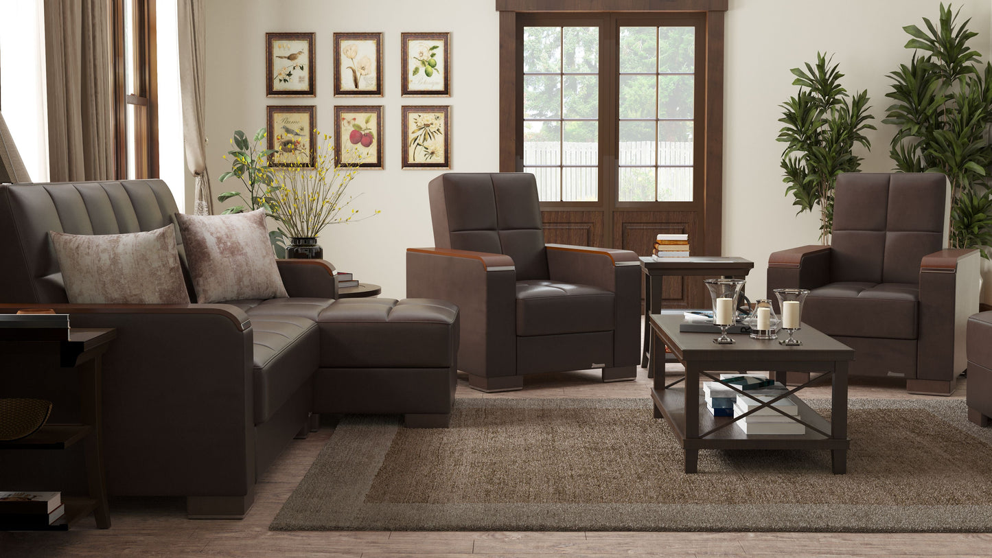Ottomanson Armada X Lounge Sectional Collection Convertible Sofa Bed