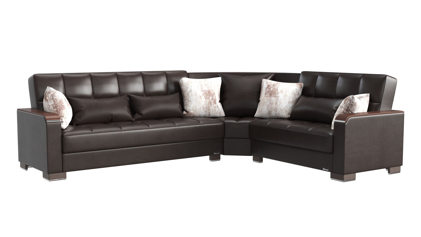 Ottomanson Armada X Sectional Collection Convertible Sofa Bed