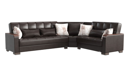 Ottomanson Armada X Sectional Collection Convertible Sofa Bed