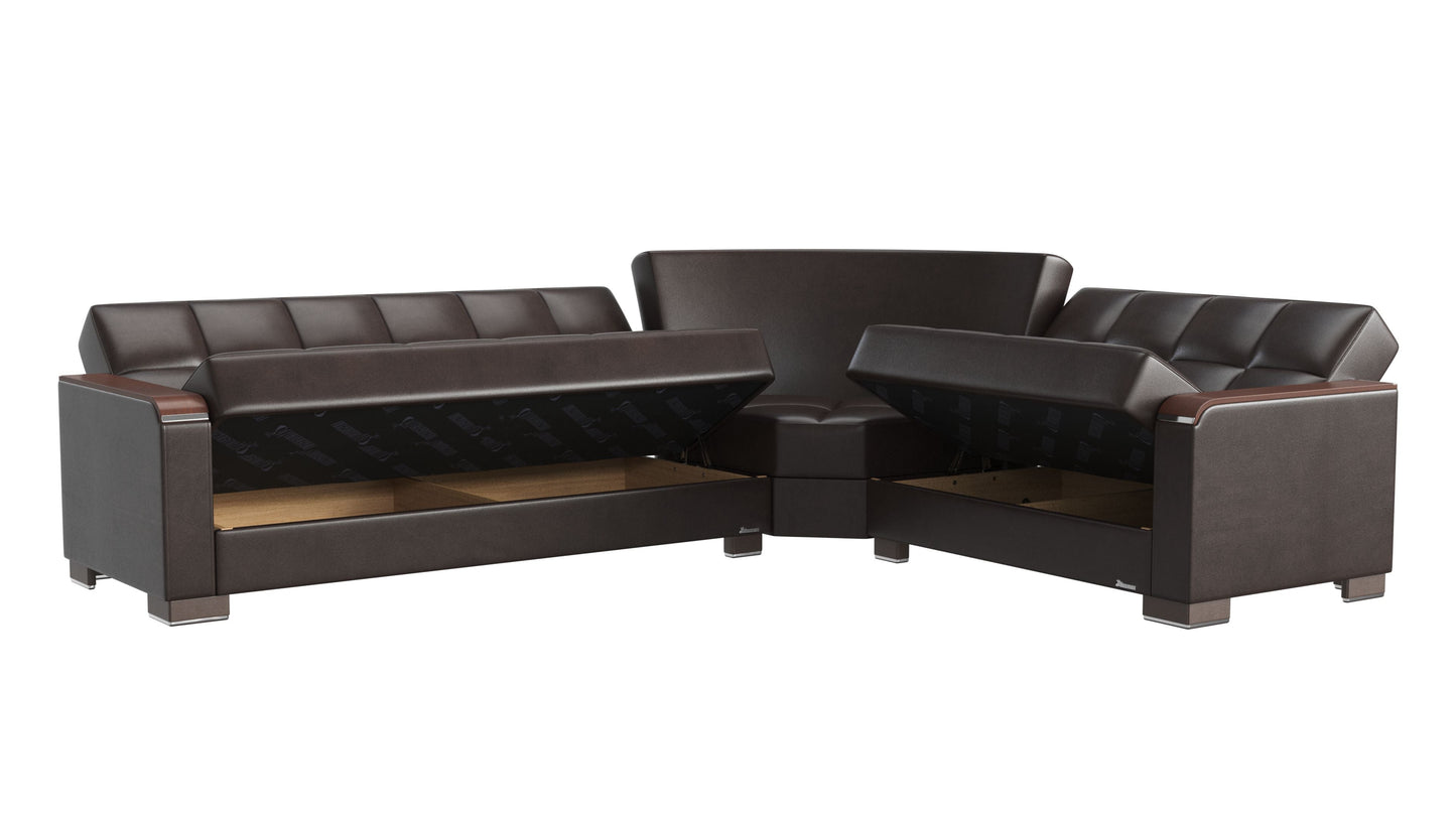 Ottomanson Armada X Sectional Collection Convertible Sofa Bed
