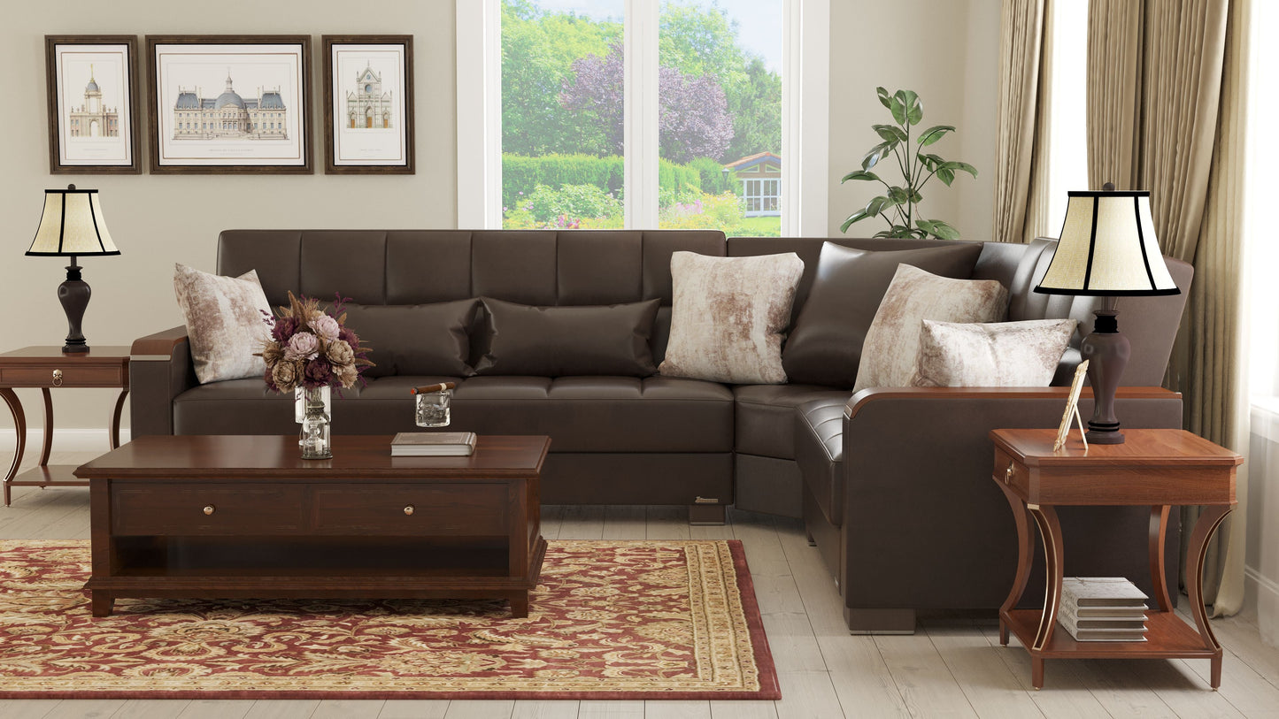 Ottomanson Armada X Sectional Collection Convertible Sofa Bed