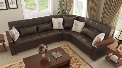 Ottomanson Armada X Sectional Collection Convertible Sofa Bed
