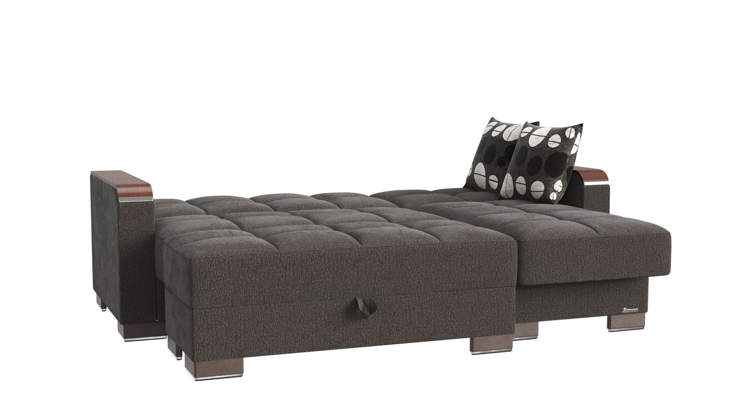 Ottomanson Armada X Lounge Sectional Collection Convertible Sofa Bed