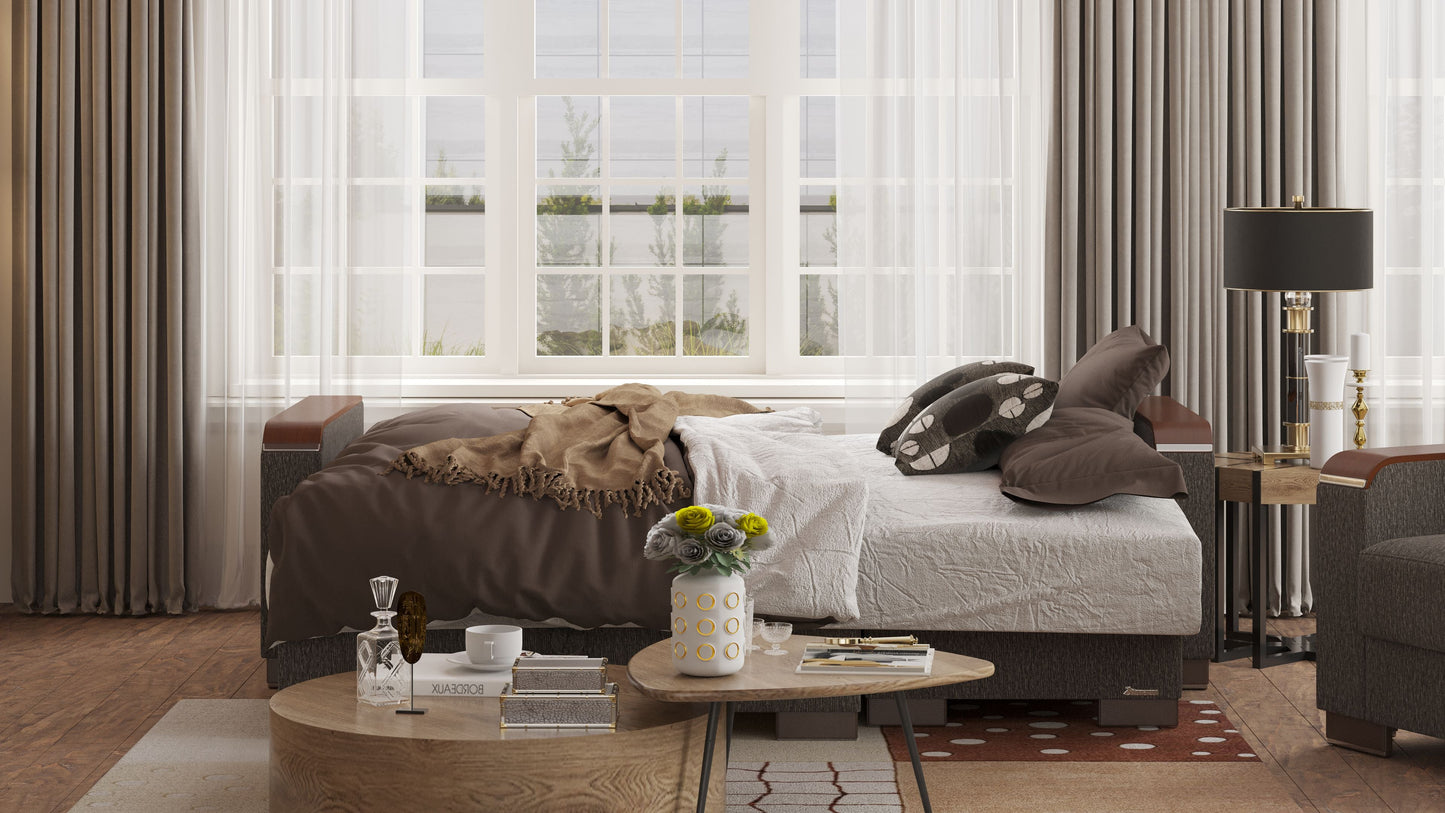 Ottomanson Armada X Lounge Sectional Collection Convertible Sofa Bed