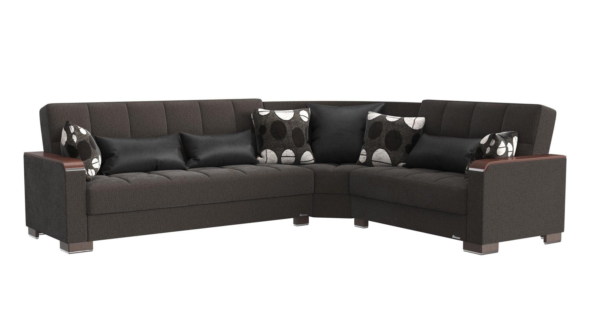 Ottomanson Armada X Sectional Collection Convertible Sofa Bed