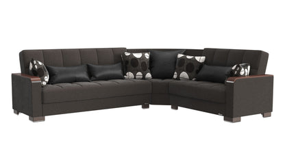 Ottomanson Armada X Sectional Collection Convertible Sofa Bed