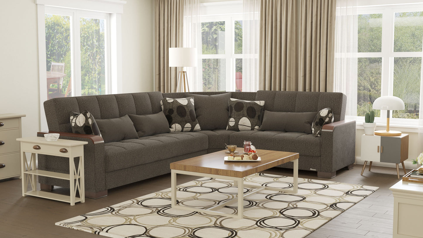 Ottomanson Armada X Sectional Collection Convertible Sofa Bed
