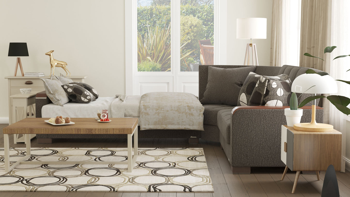 Ottomanson Armada X Sectional Collection Convertible Sofa Bed