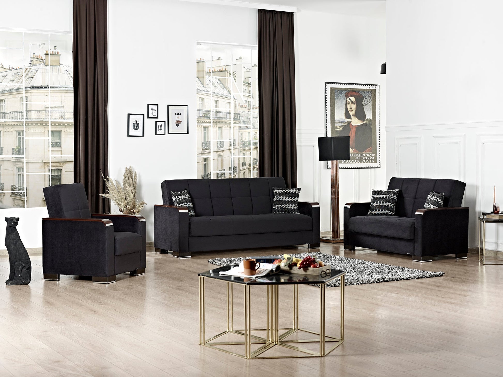 Ottomanson Armada X Collection Convertible Sofa Bed
