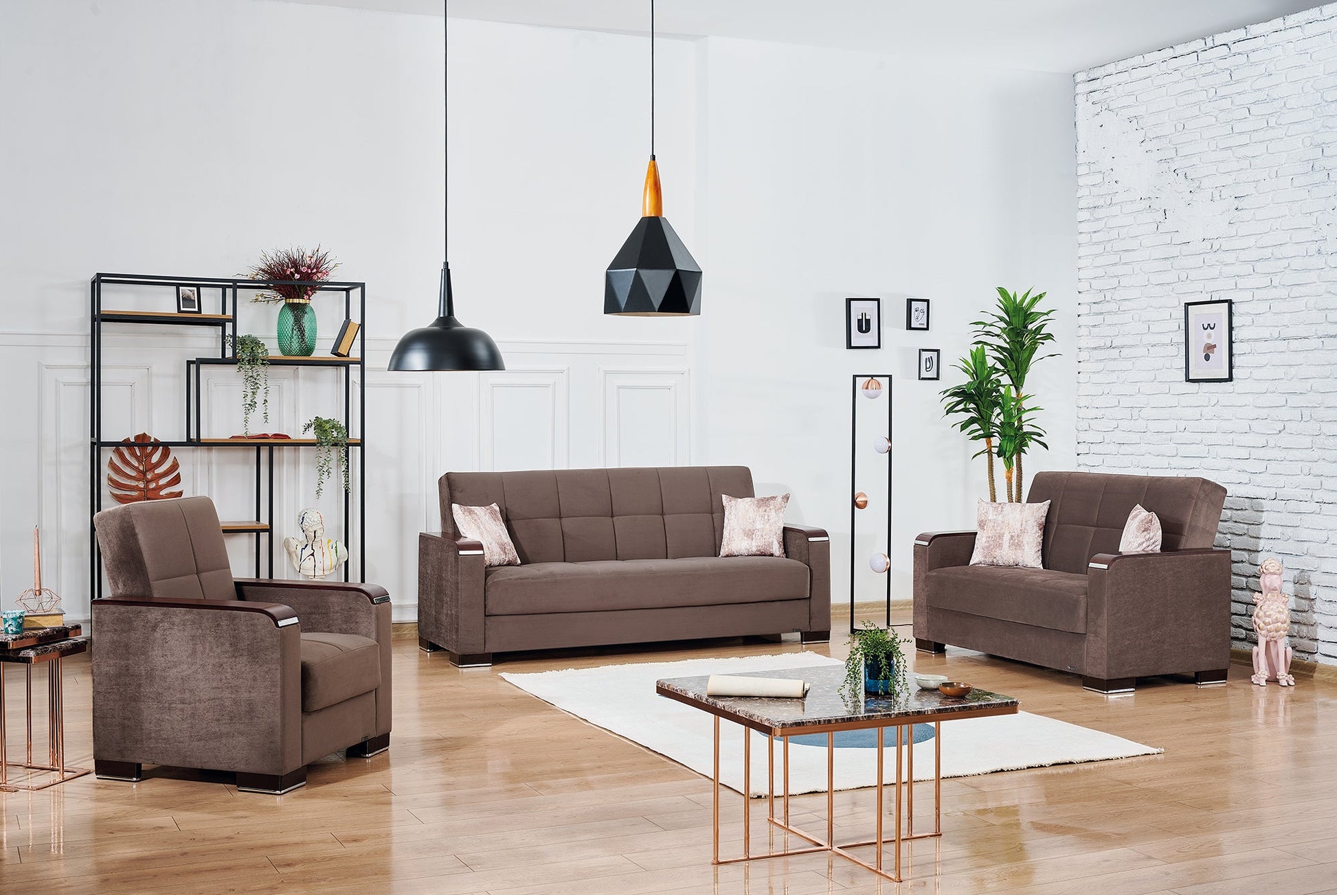 Ottomanson Armada X Collection Convertible Sofa Bed