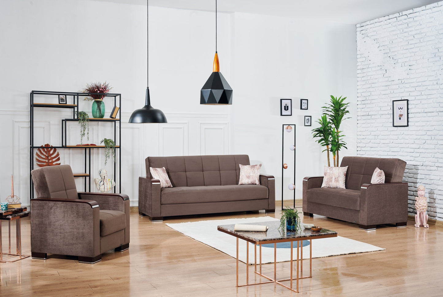 Ottomanson Armada X Collection Convertible Sofa Bed