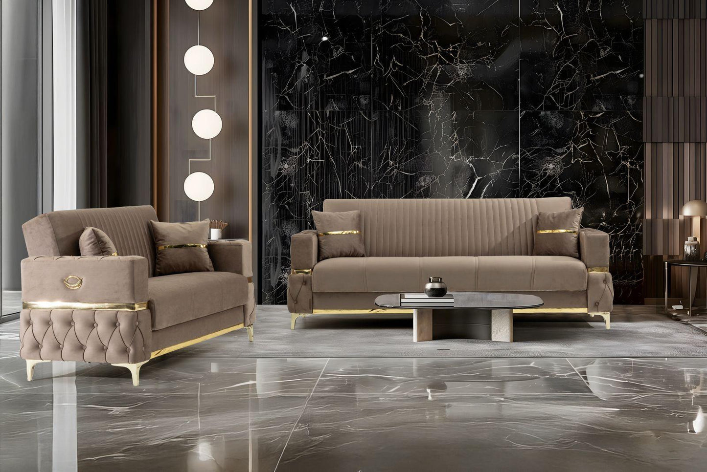 Ottomanson Bambi Collection Convertible Sofa Bed