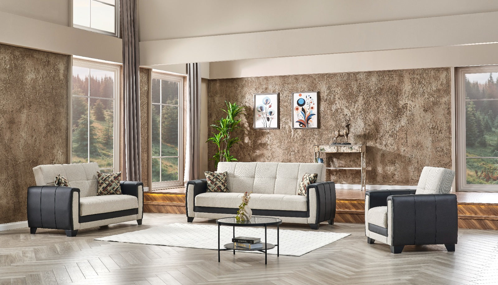 Ottomanson Berlin Collection Convertible Sofa Bed