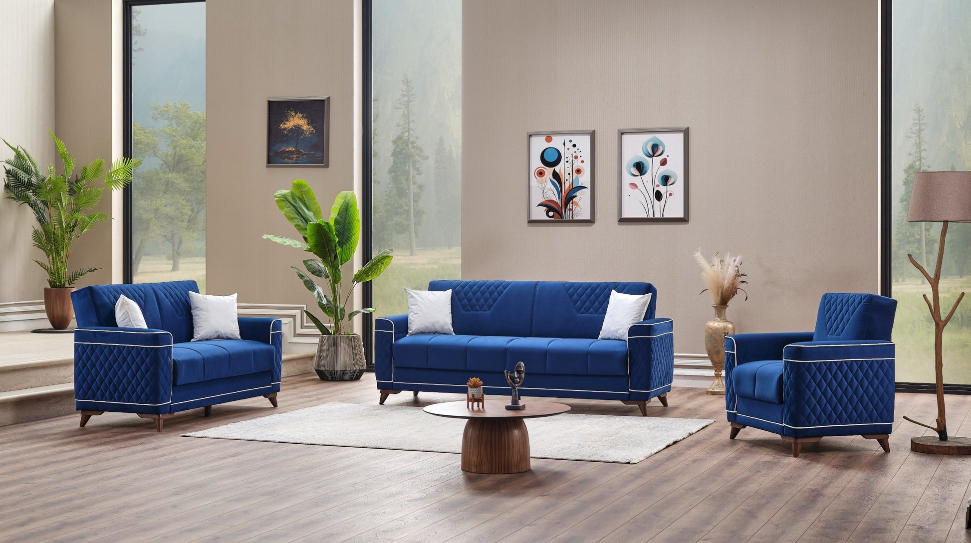 Ottomanson Beste Collection Convertible Sofa Bed