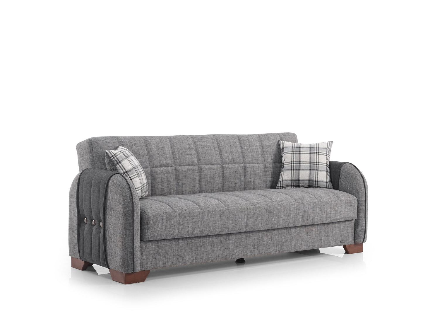 Ottomanson Button Collection Convertible Sofa Bed