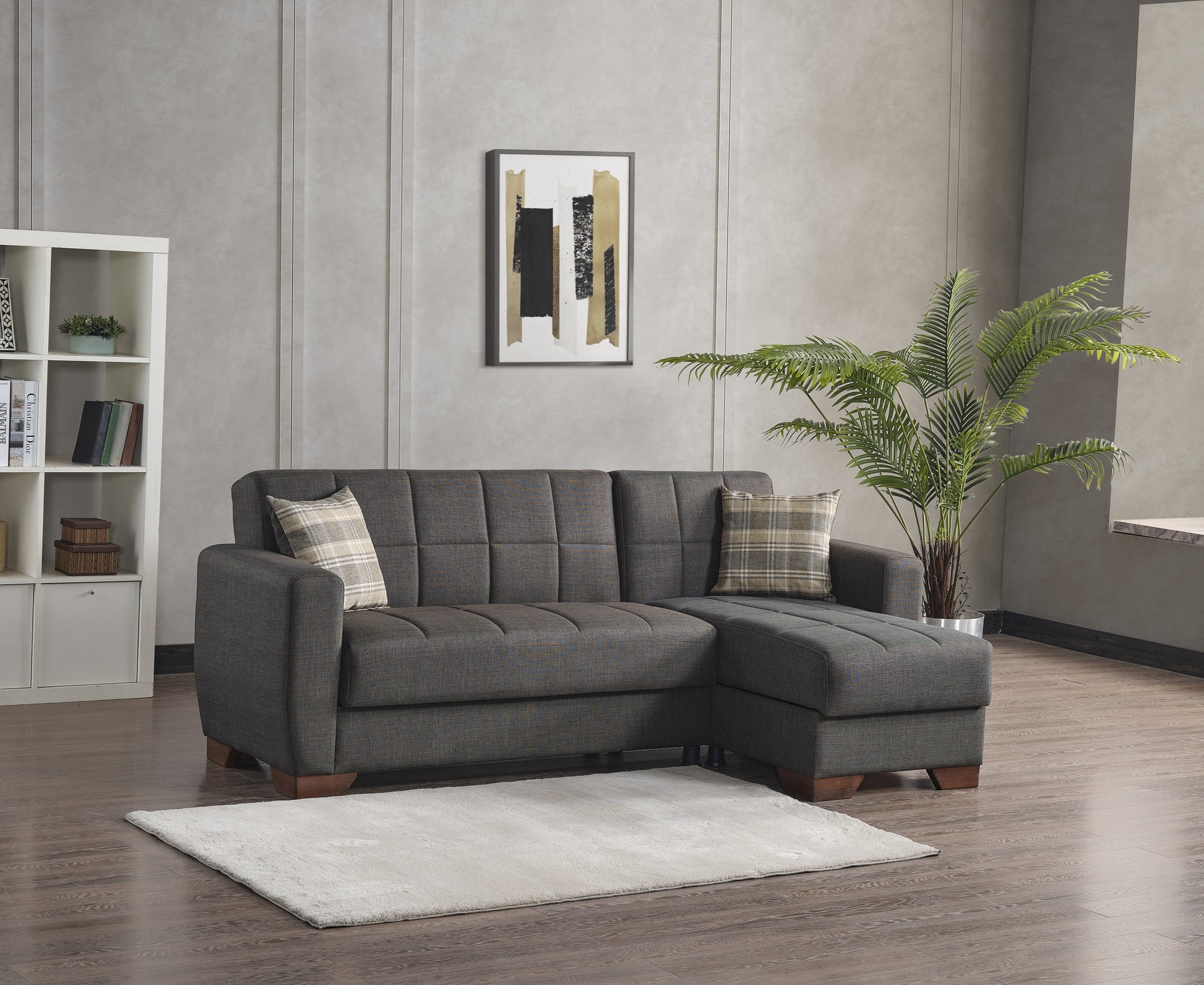 Ottomanson Lounge Barato Collection Convertible Sectional Sofa Bed