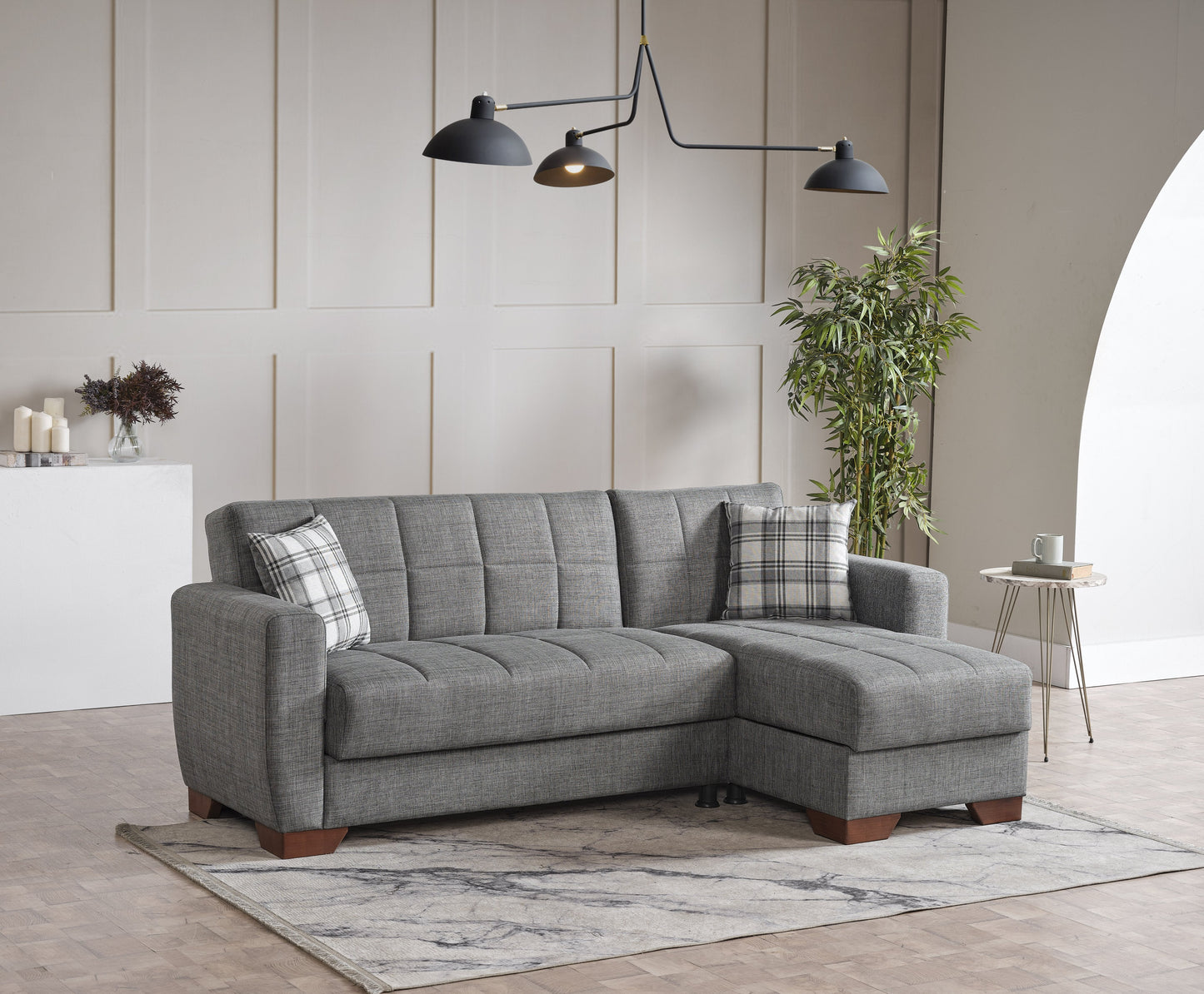Ottomanson Lounge Barato Collection Convertible Sectional Sofa Bed