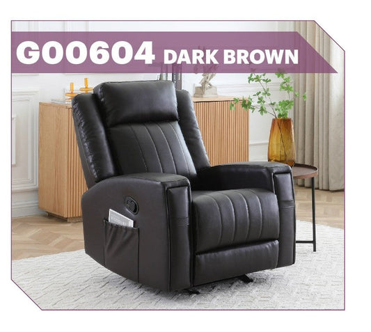 G00604-RC Dark Brown Reclining Set
