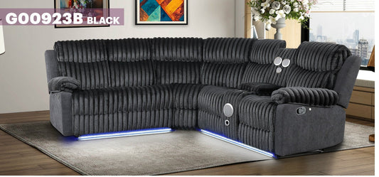 G00923 Black Reclining Set