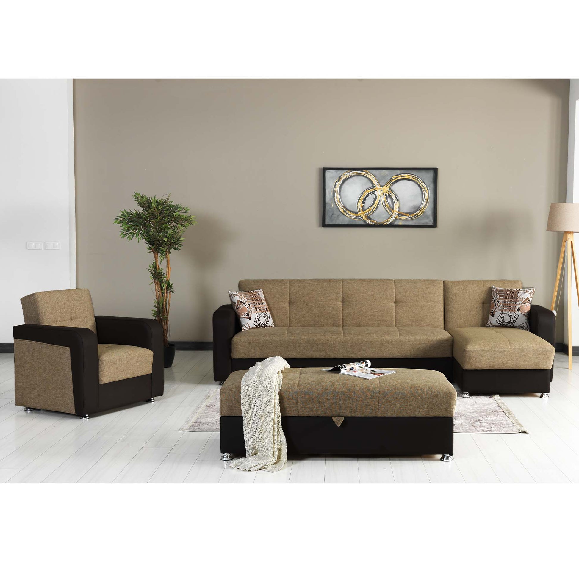 Ottomanson Harmony Collection Convertible Sofa Bed