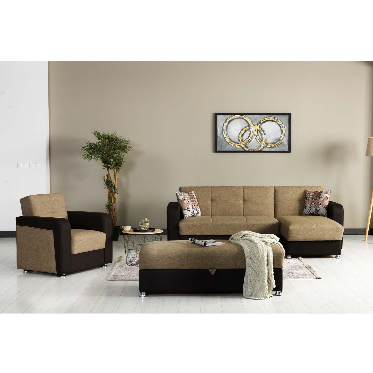 Ottomanson Harmony Collection Convertible Sofa Bed