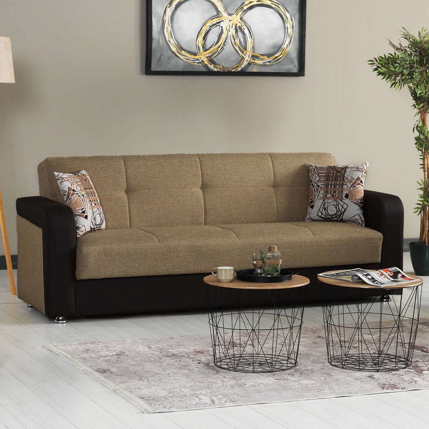 Ottomanson Harmony Collection Convertible Sofa Bed