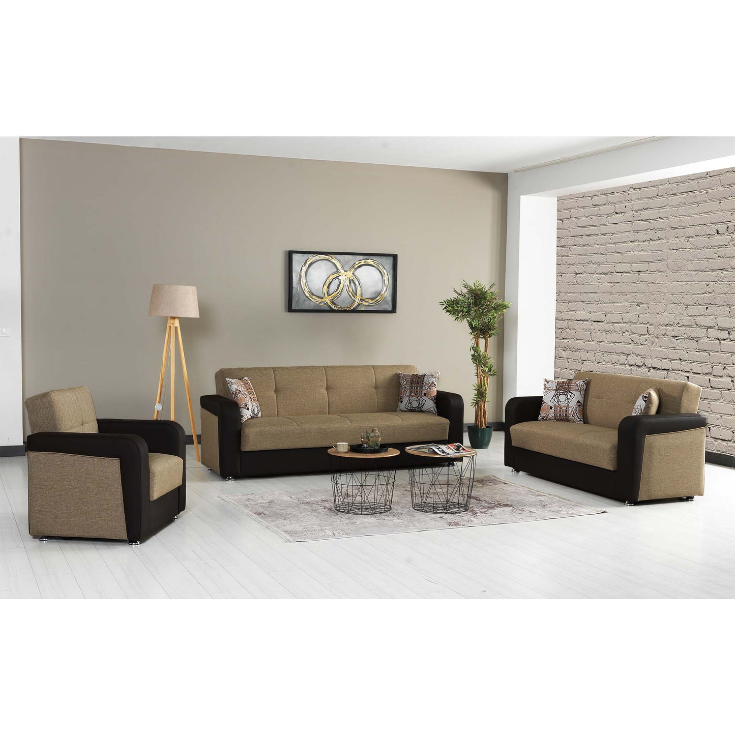 Ottomanson Harmony Collection Convertible Sofa Bed