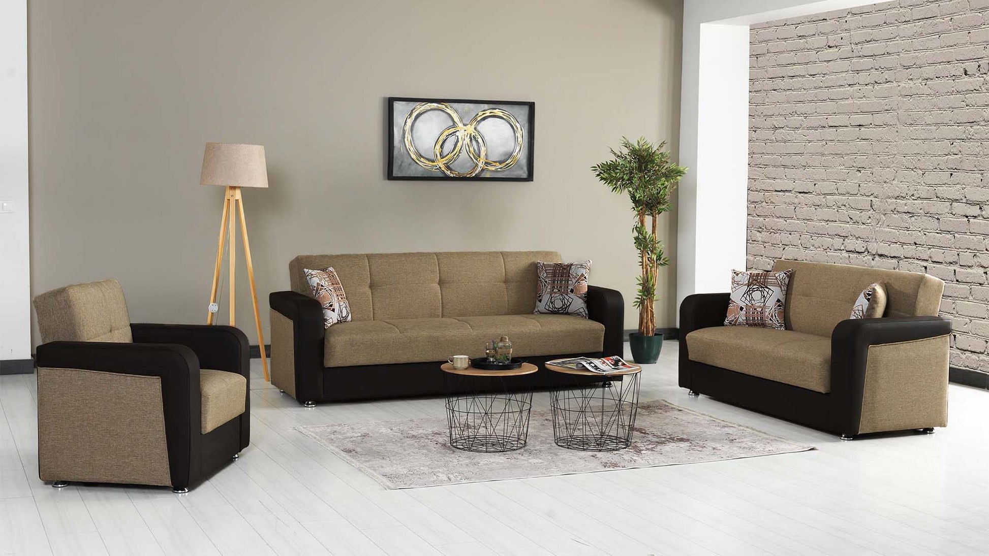 Ottomanson Harmony Collection Convertible Sofa Bed