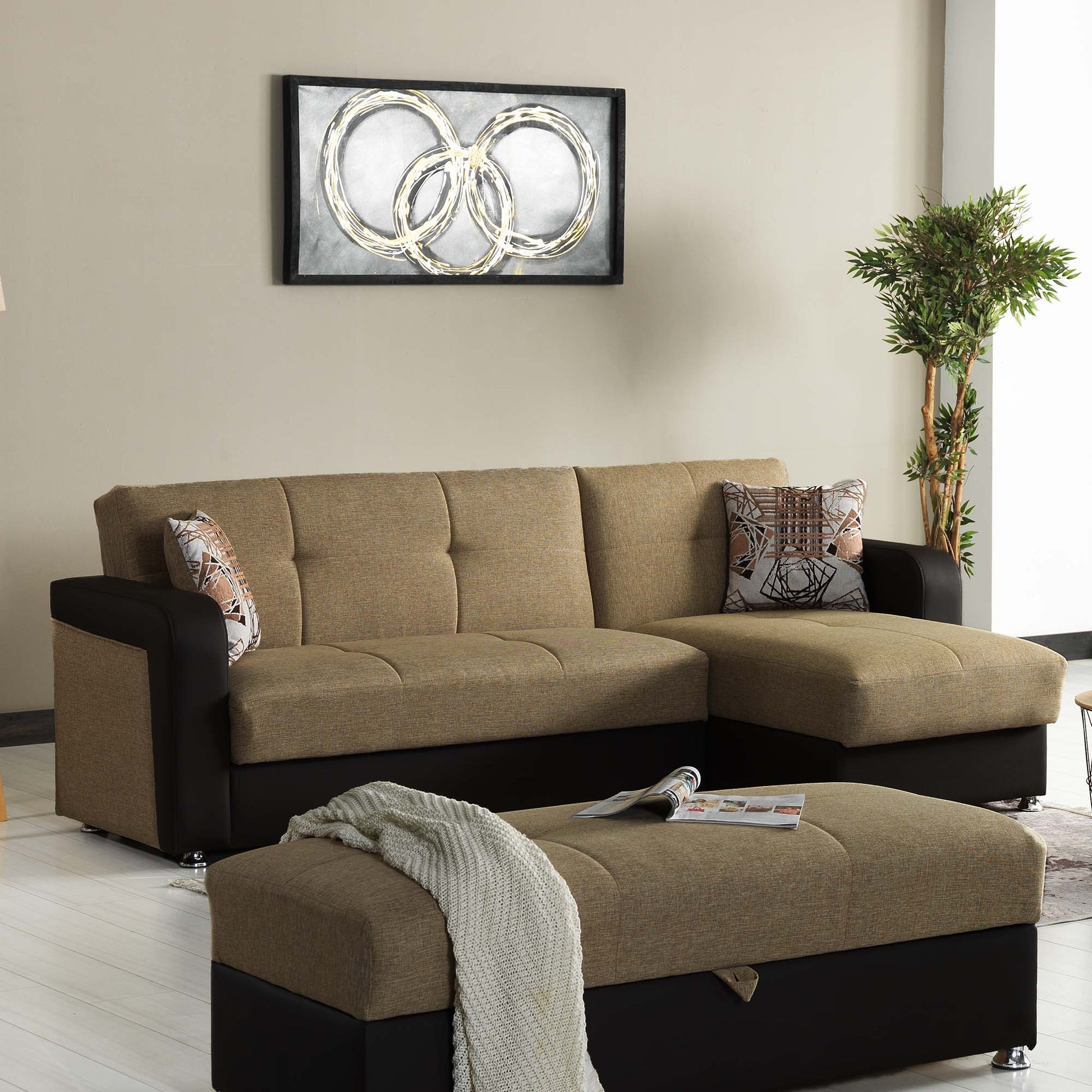 Ottomanson Harmony Collection Convertible Sofa Bed