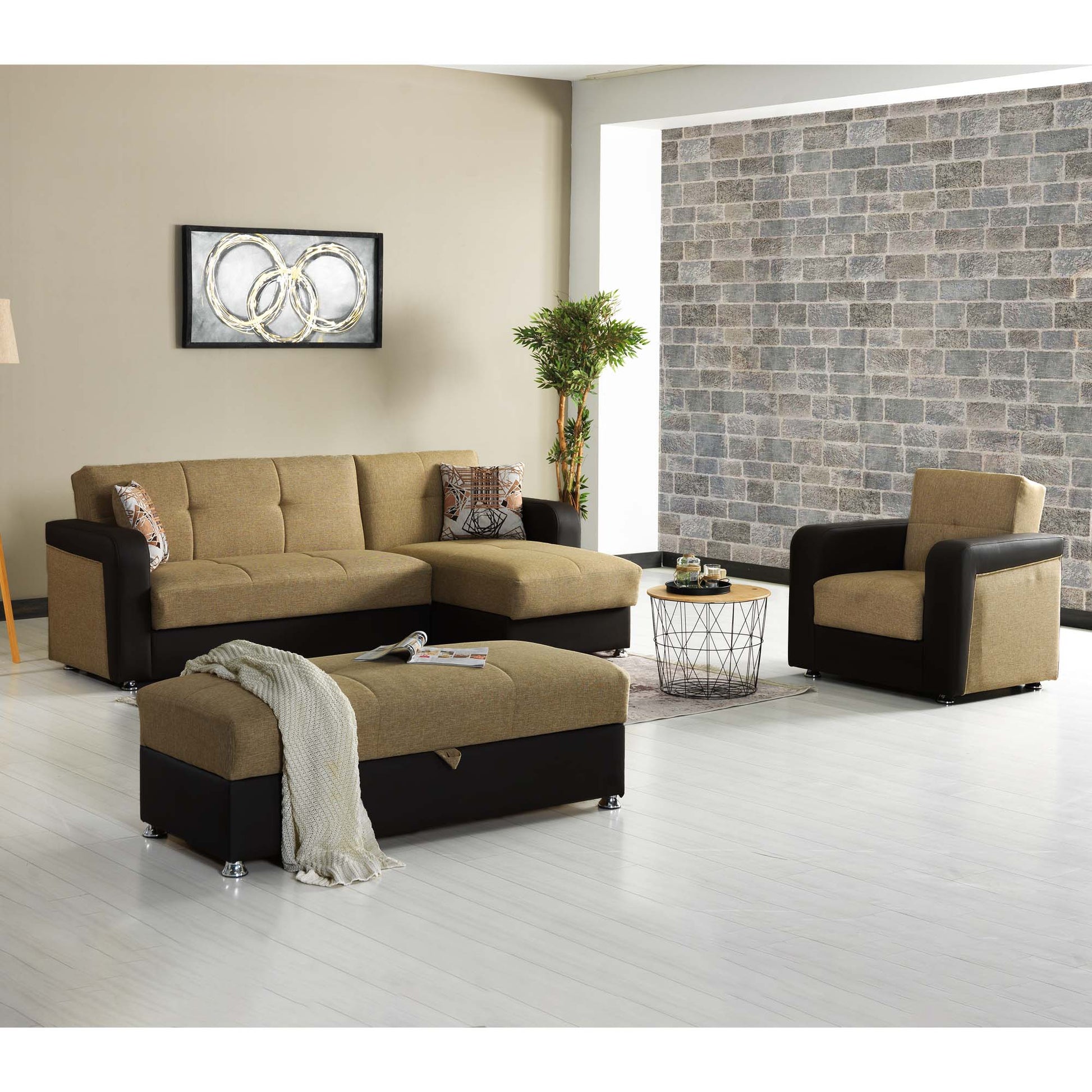 Ottomanson Harmony Collection Convertible Sofa Bed