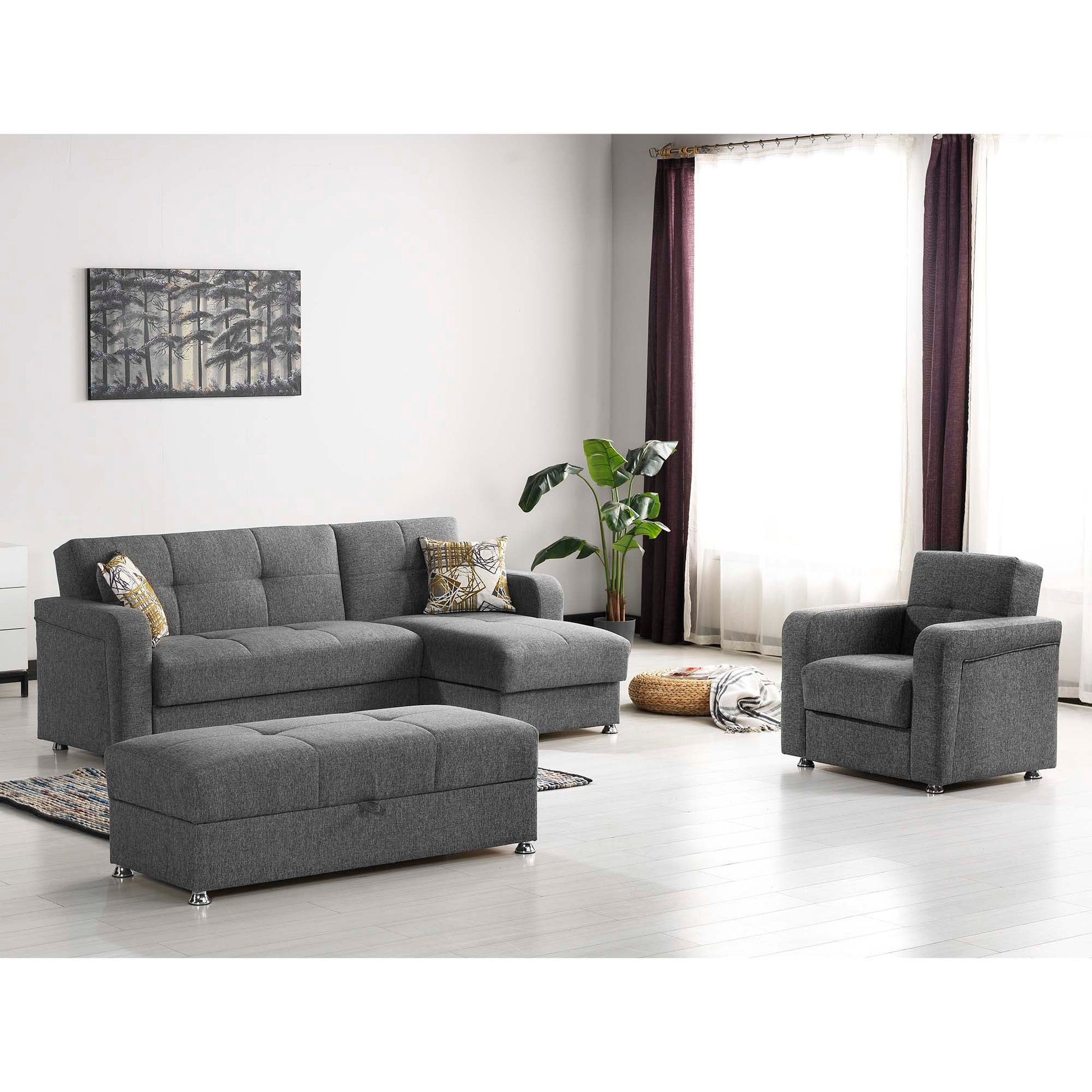 Ottomanson Harmony Collection Convertible Sofa Bed