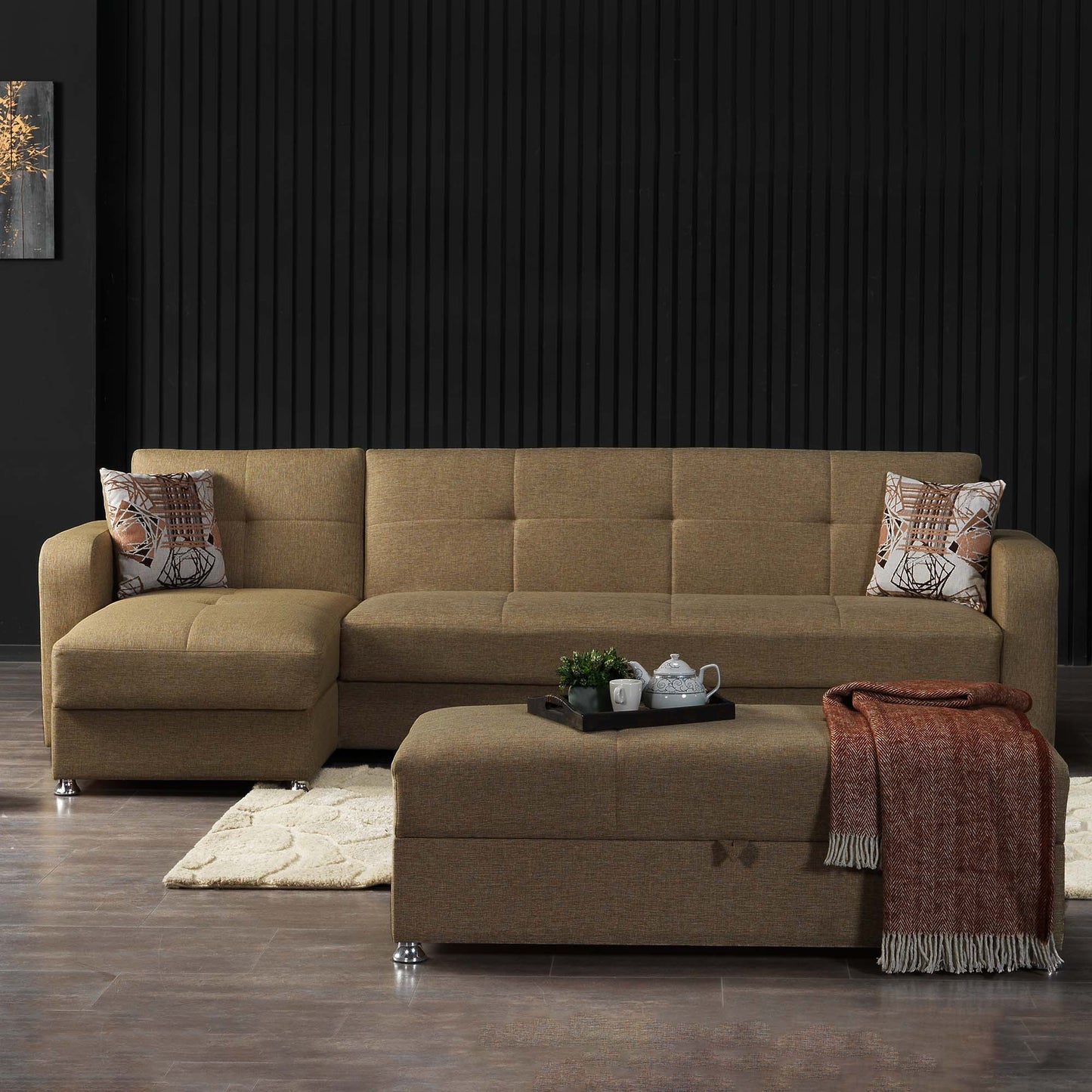 Ottomanson Harmony Collection Convertible Sofa Bed
