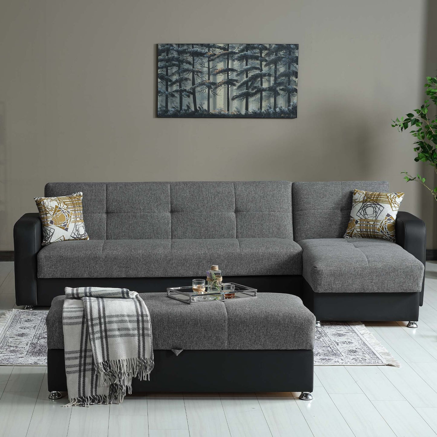 Ottomanson Harmony Collection Convertible Sofa Bed