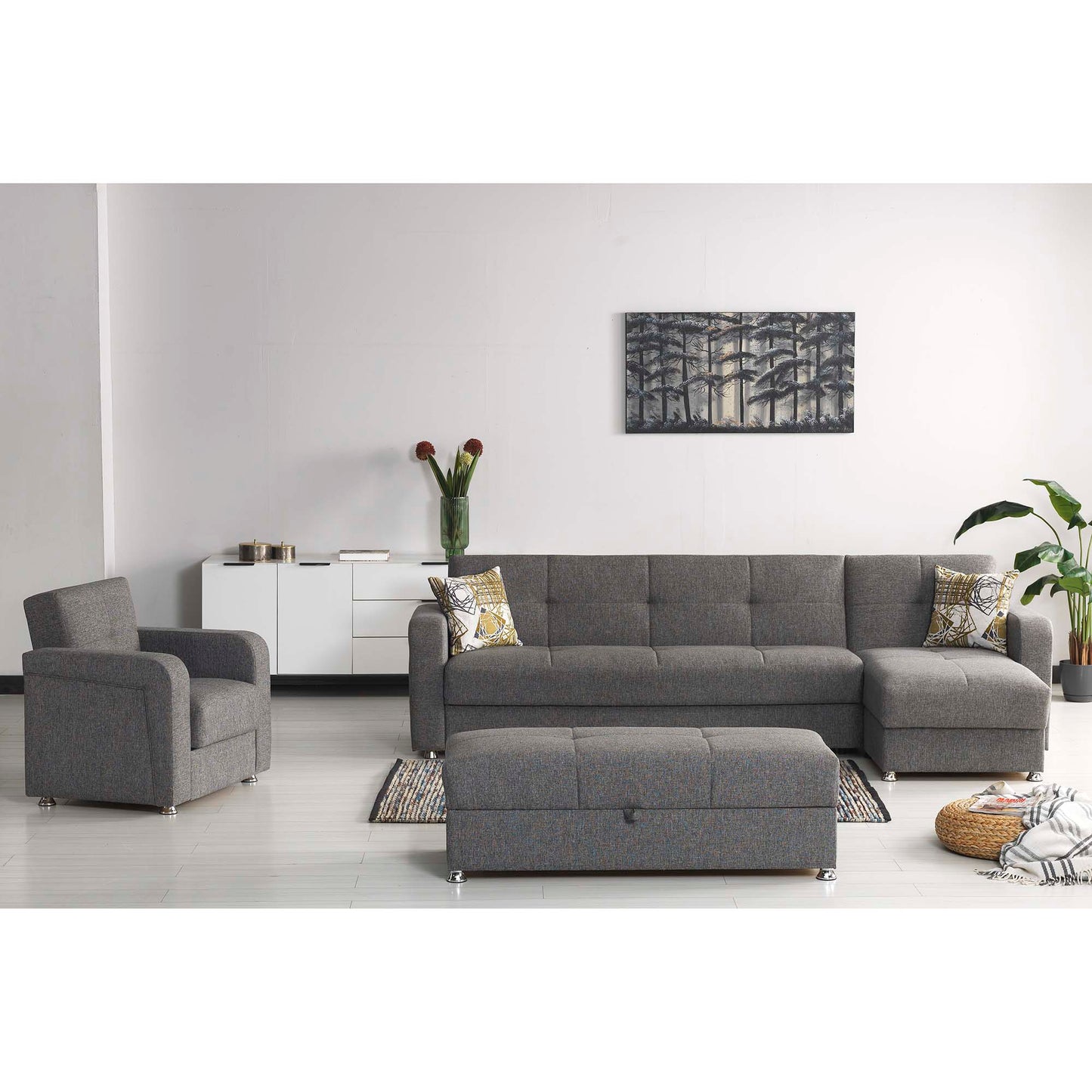Ottomanson Harmony Collection Convertible Sofa Bed